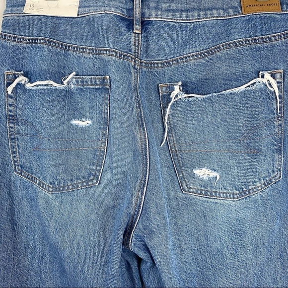 American Eagle 90s Flare Jeans High Rise Easy Bree - Picture 4 of 10